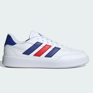 Adidas Courtblock Cloud White Blue Better Scarlet Shoes IF4032 Men's Sz 10.5
